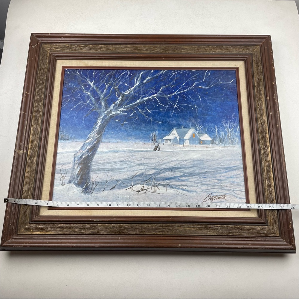 Original Bill Bartelt Oil On Painting Canvas - Picture 4 of 10